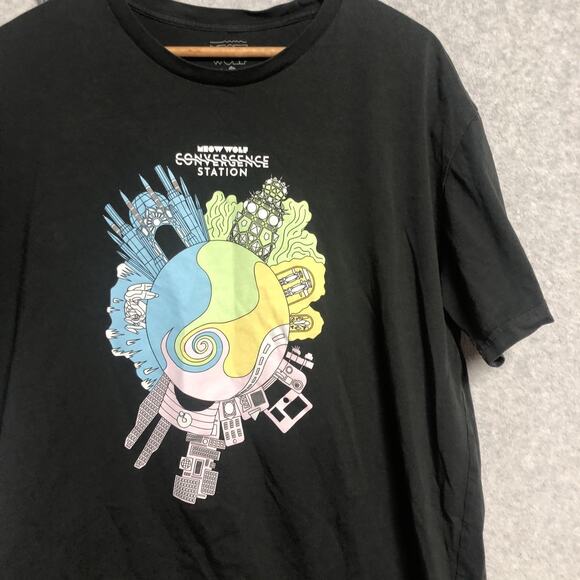 Meow Wolf T Shirt Adult Sz XL Convergence Station Denver, CO. Dark Green - Picture 5 of 9